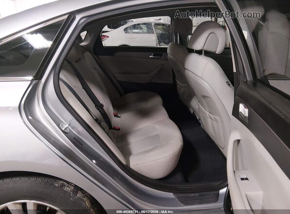 5NPE24AF8GH274053 2016 HYUNDAI SONATA Gray Widok naklejki z numerem VIN