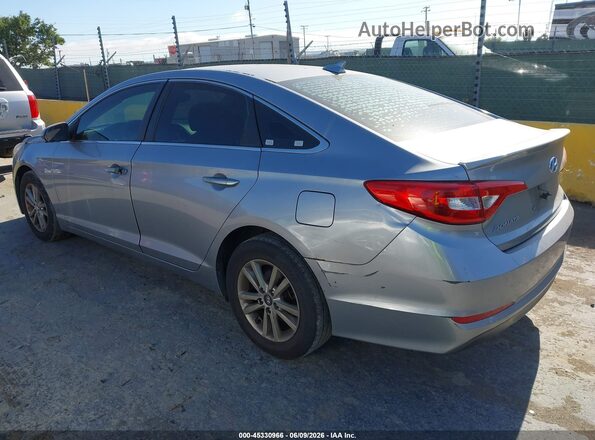 5NPE24AF8GH274599 2016 HYUNDAI SONATA Gray Rear left
