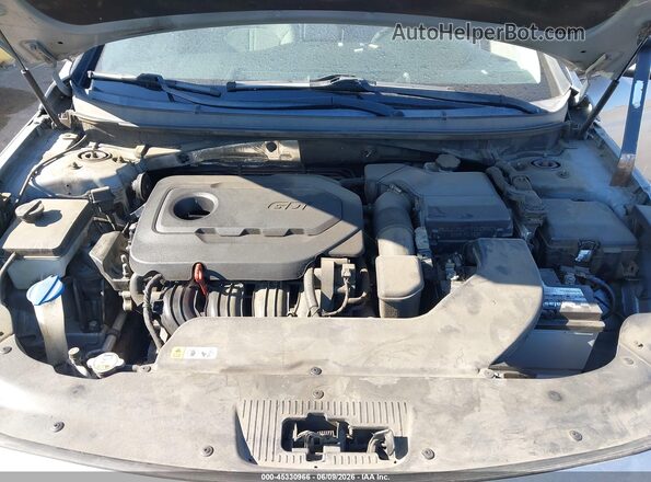 5NPE24AF8GH274599 2016 HYUNDAI SONATA Gray Rear view
