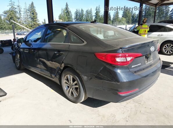 5NPE24AF8GH277812 2016 HYUNDAI SONATA Черный Задняя левая четверть