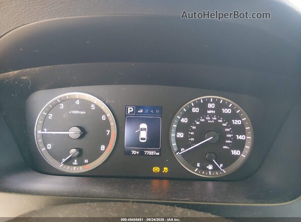 5NPE24AF8GH277812 2016 HYUNDAI SONATA Черный Вид задних сидений