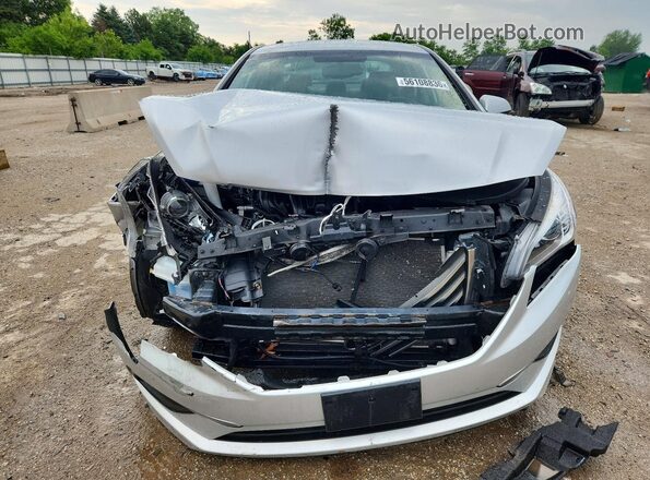 5NPE24AF8GH298403 2016 HYUNDAI SONATA Silver Вид спереду