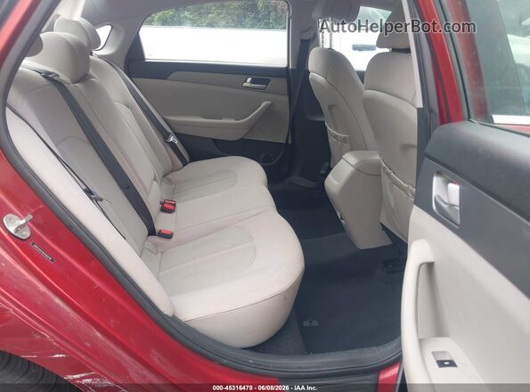 5NPE24AF8GH304748 2016 HYUNDAI SONATA Red VIN կոդի պիտակի տեսք