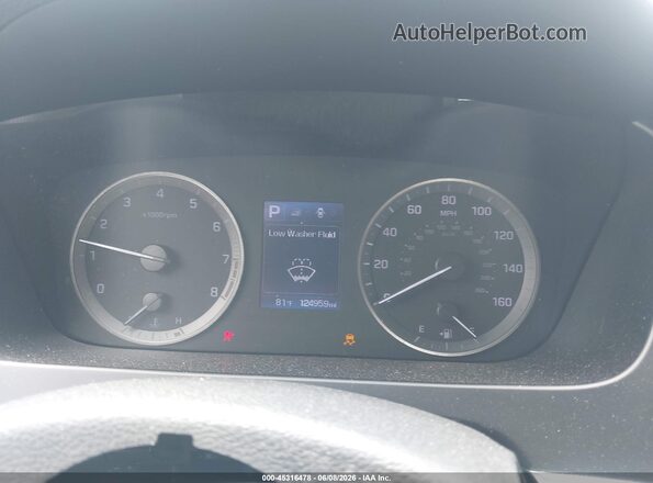 5NPE24AF8GH304748 2016 HYUNDAI SONATA Red Հետևի նստատեղերի տեսք
