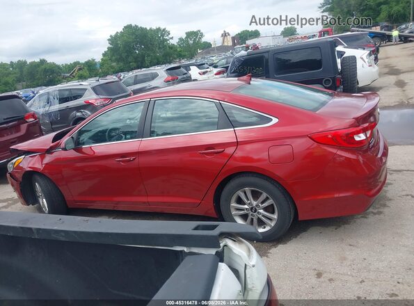 5NPE24AF8GH304748 2016 HYUNDAI SONATA Red 