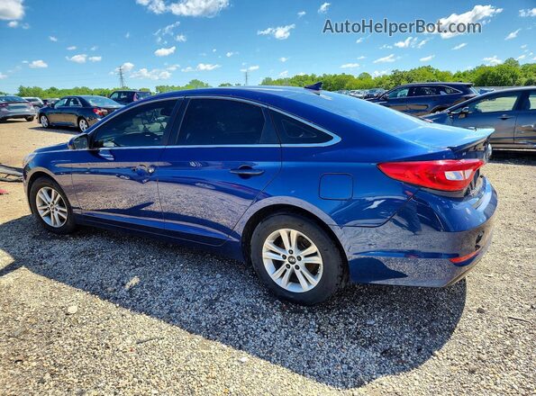 5NPE24AF8GH352153 2016 HYUNDAI SONATA Blue Հետևի ձախ