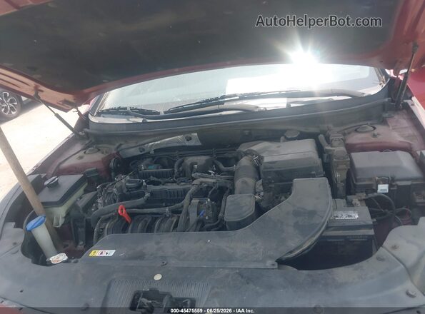 5NPE24AF8GH374623 2016 HYUNDAI SONATA Red Widok z tyłu