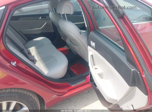5NPE24AF8GH374623 2016 HYUNDAI SONATA Red Widok naklejki z numerem VIN