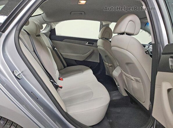 5NPE24AF8GH387338 2016 HYUNDAI SONATA Gray უკანა სავარძლების ხედი