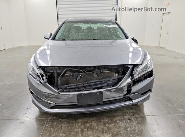 5NPE24AF8GH387338 2016 HYUNDAI SONATA Gray წინა ხედი