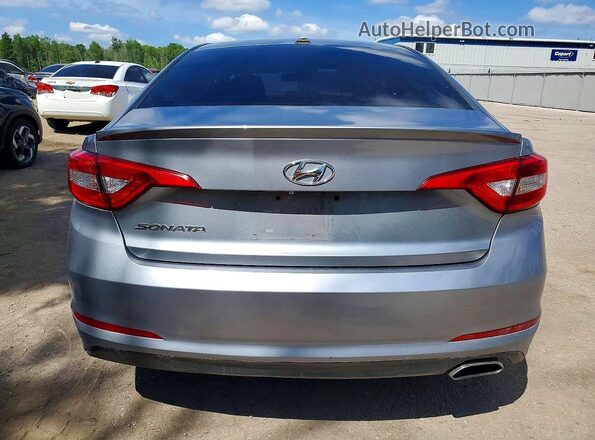 5NPE24AF8HH459981 2017 HYUNDAI SONATA Серебряный Вид сзади