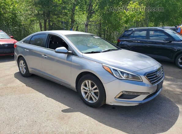 5NPE24AF8HH459981 2017 HYUNDAI SONATA Серебряный Передняя правая четверть