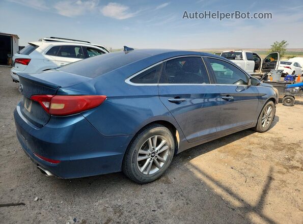 5NPE24AF8HH470205 2017 HYUNDAI SONATA Blue Tył prawy