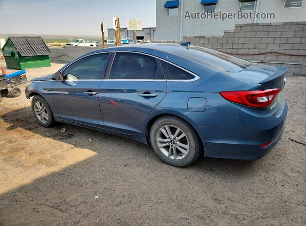 5NPE24AF8HH470205 2017 HYUNDAI SONATA Blue Tył lewy