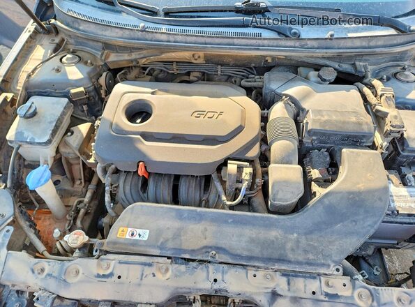 5NPE24AF8HH470205 2017 HYUNDAI SONATA Blue Widok wnętrza z tyłu