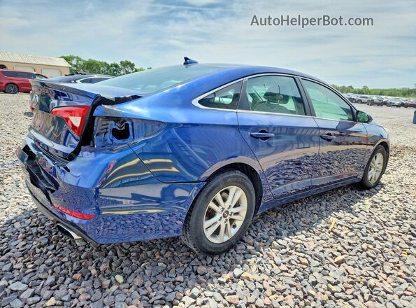 5NPE24AF8HH522898 2017 HYUNDAI SONATA Blue Tył prawy