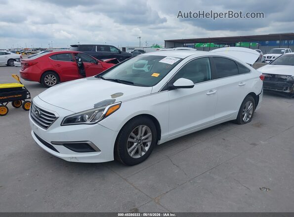 5NPE24AF8HH544531 2017 HYUNDAI SONATA White Передня ліва чверть