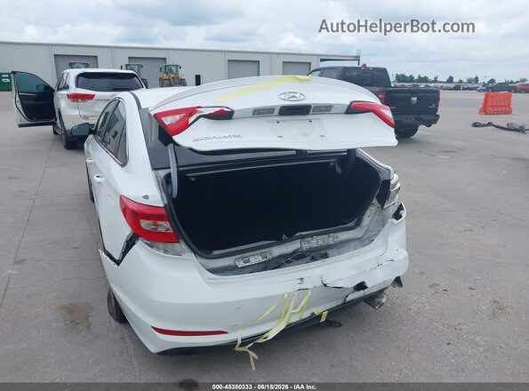 5NPE24AF8HH544531 2017 HYUNDAI SONATA White Вид спереду