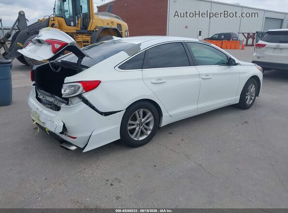 5NPE24AF8HH544531 2017 HYUNDAI SONATA White Задня права чверть