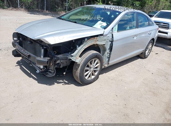 5NPE24AF8JH616446 2018 HYUNDAI SONATA Silver Передня ліва чверть