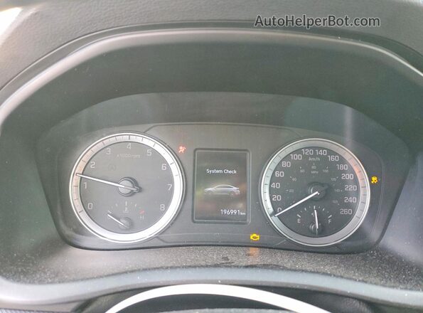 5NPE24AF8KH765120 2019 HYUNDAI SONATA Silver Вид щитка приладів