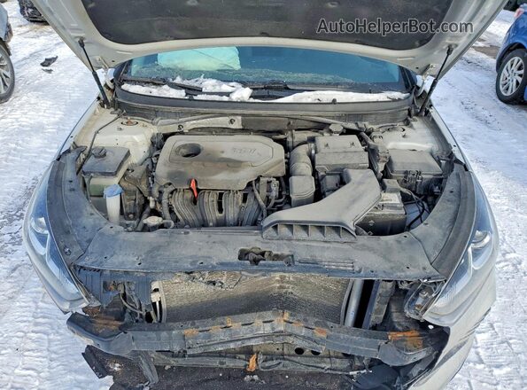 5NPE24AF8KH765120 2019 HYUNDAI SONATA Silver Вид задньої частини салону