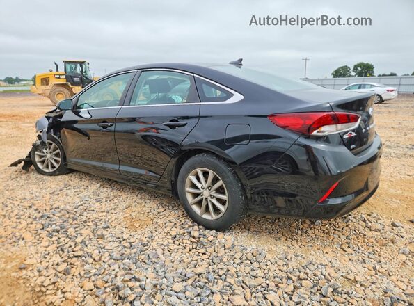 5NPE24AF8KH765411 2019 HYUNDAI SONATA Black უკანა მარცხენა