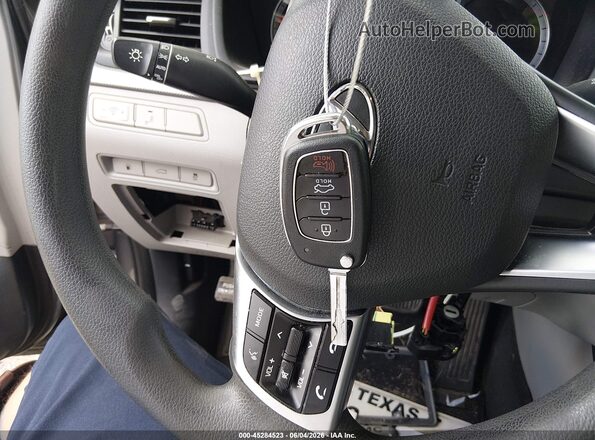 5NPE24AF8KH770222 2019 HYUNDAI SONATA Gray Առջևի վահանակի տեսք