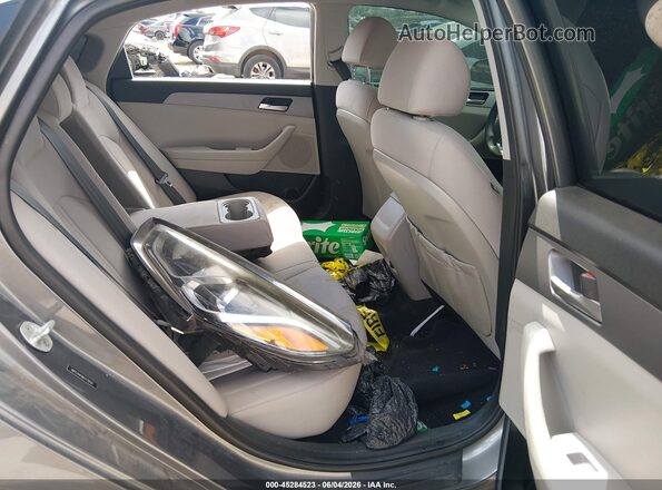 5NPE24AF8KH770222 2019 HYUNDAI SONATA Gray VIN կոդի պիտակի տեսք