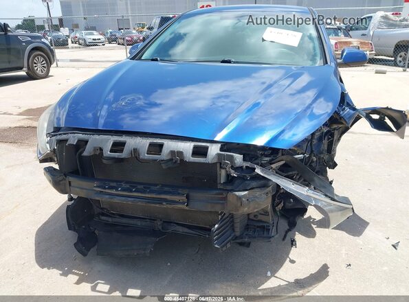 5NPE24AF8KH772066 2019 HYUNDAI SONATA Синий Вид панели приборов