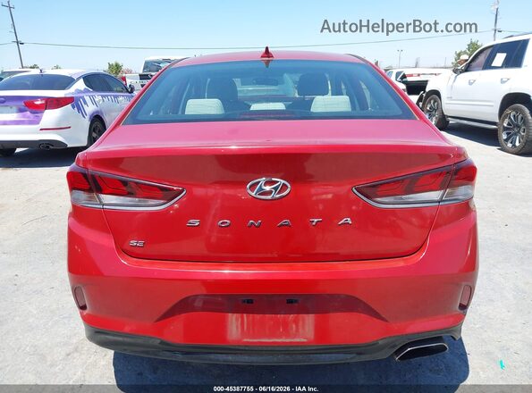 5NPE24AF8KH800030 2019 HYUNDAI SONATA Red 
