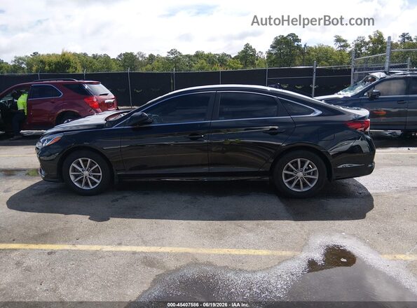 5NPE24AF8KH806488 2019 HYUNDAI SONATA Black 360 interior view