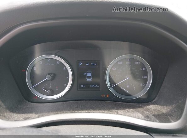 5NPE24AF8KH815756 2019 HYUNDAI SONATA White Вид задніх сидінь