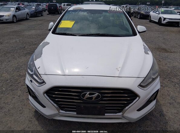5NPE24AF8KH815756 2019 HYUNDAI SONATA White Вид щитка приладів