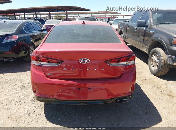 5NPE24AF8KH817314 2019 HYUNDAI SONATA Red 