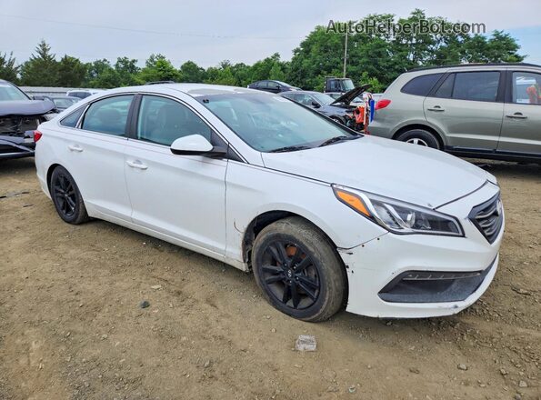 5NPE24AF9GH295218 2016 HYUNDAI SONATA White Առջևի աջ