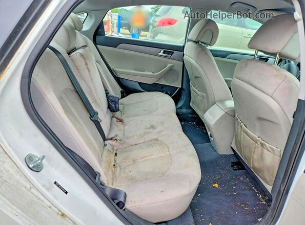 5NPE24AF9GH295218 2016 HYUNDAI SONATA White Հետևի նստատեղերի տեսք