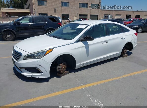 5NPE24AF9GH316729 2016 HYUNDAI SONATA White Front left