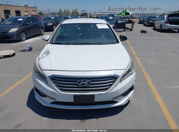 5NPE24AF9GH316729 2016 HYUNDAI SONATA White Front view