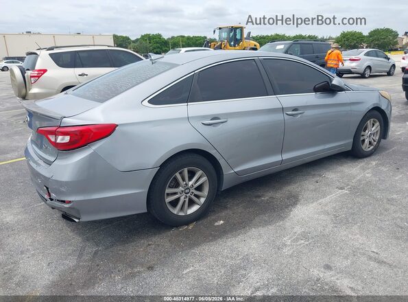 5NPE24AF9GH338214 2016 HYUNDAI SONATA Gray Rear right