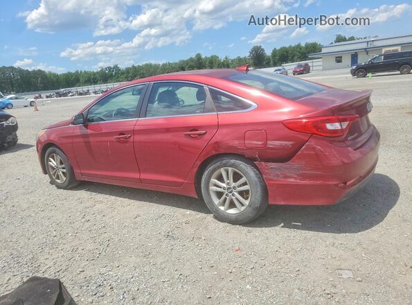 5NPE24AF9GH420489 2016 HYUNDAI SONATA Red Tył lewy