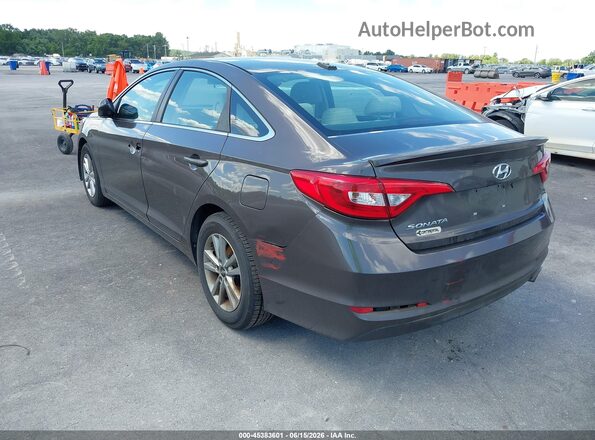 5NPE24AF9GH435851 2016 HYUNDAI SONATA Gray Tył lewy
