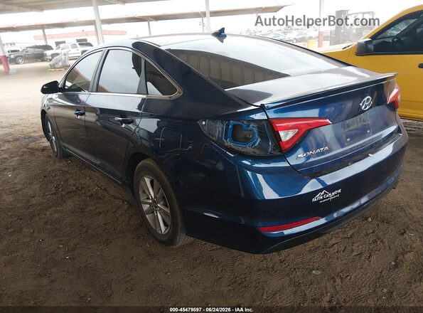 5NPE24AF9HH447905 2017 HYUNDAI SONATA Blue Հետևի ձախ