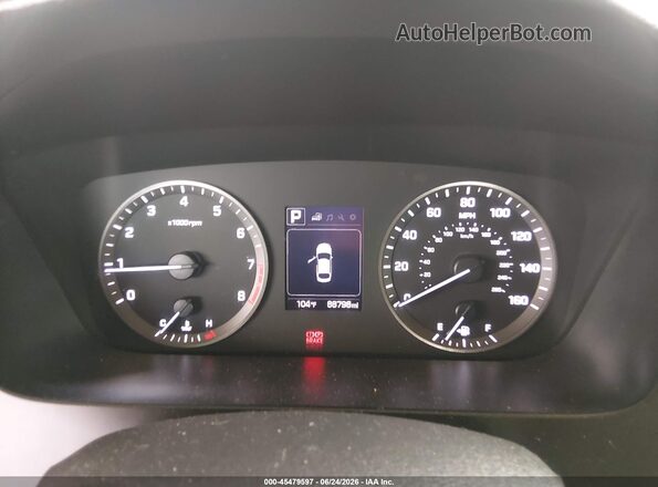 5NPE24AF9HH447905 2017 HYUNDAI SONATA Blue Հետևի նստատեղերի տեսք