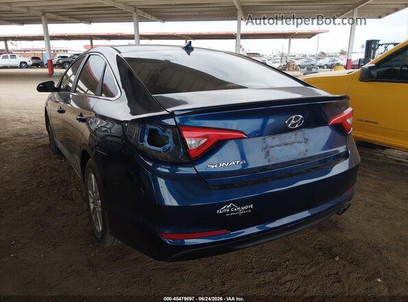 5NPE24AF9HH447905 2017 HYUNDAI SONATA Blue Դիմացի տեսք