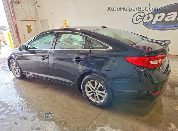 5NPE24AF9HH454286 2017 HYUNDAI SONATA Black Հետևի ձախ