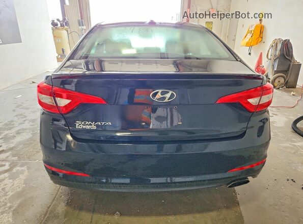 5NPE24AF9HH454286 2017 HYUNDAI SONATA Black Հետևի տեսք