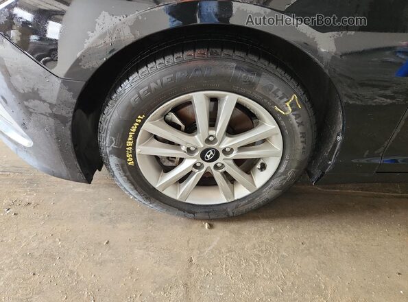 5NPE24AF9HH454286 2017 HYUNDAI SONATA Black Սալոնի 360 աստիճան տեսք