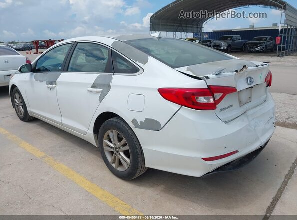 5NPE24AF9HH500411 2017 HYUNDAI SONATA White Trasero izquierdo
