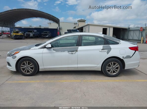 5NPE24AF9HH500411 2017 HYUNDAI SONATA White Vista interior de 360 grados